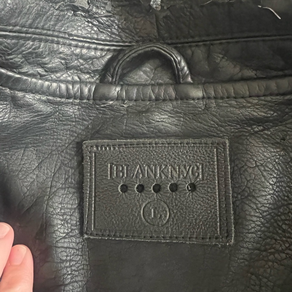 Blank NYC Black Leather Jacket - Picture 3 of 5